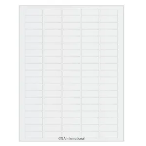 LabTAG FIJSA-6WH Inkjet Labels for Deep-Freeze Storage 1.42" x 0.55" / 36mm x 14mm, White