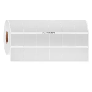 LabTAG FJT-102C1-5WH Permanent FreezerTAG - Deep-Freeze Labels for Thermal-Transfer Barcode Printers 1" x 1", White 1 Inch Core