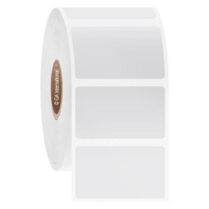 LabTAG FJT-107C1-1WH Permanent FreezerTAG - Deep-Freeze Labels for Thermal-Transfer Barcode Printers 1.5" x 0.875", White 1 Inch Core