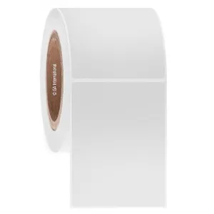 LabTAG FJT-134C3-0.5WH Permanent FreezerTAG - Deep-Freeze Labels for Thermal-Transfer Barcode Printers 3" x 4", White 3 Inch Core