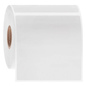 LabTAG FJT-13NPC1-0.5WH Permanent FreezerTAG - Deep-Freeze Labels for Thermal-Transfer Barcode Printers 2.75" x 2.75", White, 1" Core