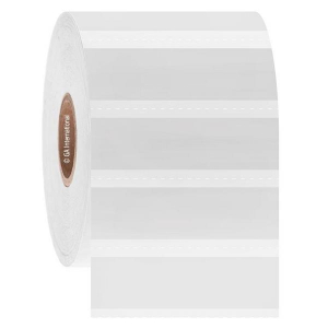 LabTAG FJT-148C1-4WH Permanent FreezerTAG - Deep-Freeze Labels for Thermal-Transfer Barcode Printers 2" x 0.276", White, 1" Core