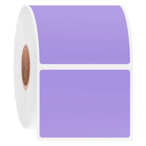 LabTAG FJT-14C1-1LA Permanent FreezerTAG - Deep-Freeze Labels for Thermal-Transfer Barcode Printers 2" x 1.5", Lavender 1 Inch Core
