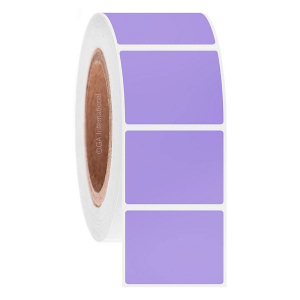 LabTAG FJT-14C3-2LA Permanent FreezerTAG - Deep-Freeze Labels for Thermal-Transfer Barcode Printers 2" x 1.5", Lavender 3 Inch Core