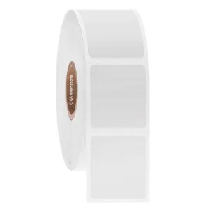 LabTAG FJT-159C1-1WH Permanent FreezerTAG - Deep-Freeze Labels for Thermal-Transfer Barcode Printers 0.945" x 1.0625", White 1 Inch Core