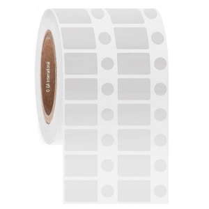 LabTAG FJT-170C3-4WH Permanent FreezerTAG - Deep-Freeze Labels for Thermal-Transfer Barcode Printers 1.125 x 0.75 + 0.437, White 3 Inch Core