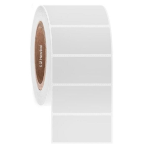 LabTAG FJT-179C3-4WH Permanent FreezerTAG - Deep-Freeze Labels for Thermal-Transfer Barcode Printers 2.75" x 1.25", White 3 Inch Core