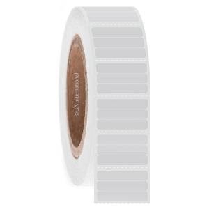 LabTAG FJT-194C3-3WH Permanent FreezerTAG - Deep-Freeze Labels for Thermal-Transfer Barcode Printers 1.25" x 0.25", White, 3" Core