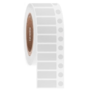 LabTAG FJT-197NPC3-4WH Permanent FreezerTAG - Deep-Freeze Labels for Thermal-Transfer Barcode Printers 1.438 x 0.55 + 0.375, White 3 Inch Core