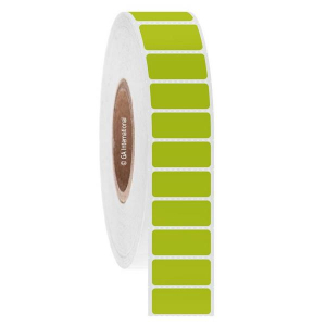 LabTAG FJT-1C3-3LE Permanent FreezerTAG - Deep-Freeze Labels for Thermal-Transfer Barcode Printers 1" x 0.438", Lemon 3 Inch Core