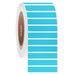 LabTAG FJT-207C3-6BL Permanent FreezerTAG - Deep-Freeze Labels for Thermal-Transfer Barcode Printers 2.48" x 0.15", Blue, 3" Core