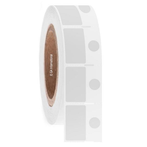 LabTAG FJT-208NOTC3-2WH Permanent FreezerTAG - Deep-Freeze Labels for Thermal-Transfer Barcode Printers 0.7885 x 1.375 + 0.4375, White 3 Inch Core