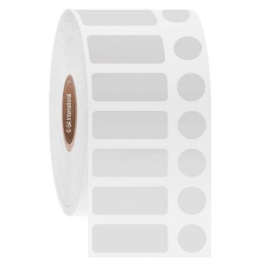 LabTAG FJT-228C1-2WH Permanent FreezerTAG - Deep-Freeze Labels for Thermal-Transfer Barcode Printers 1 x 0.375 + 0.375, White 1 Inch Core