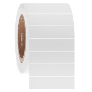 LabTAG FJT-235C3-3WH Permanent FreezerTAG - Deep-Freeze Labels for Thermal-Transfer Barcode Printers 3" x 0.78", White 3 Inch Core