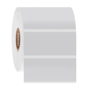 LabTAG FJT-239C1-2WH Permanent FreezerTAG - Deep-Freeze Labels for Thermal-Transfer Barcode Printers 2.25" x 1", White 1 Inch Core