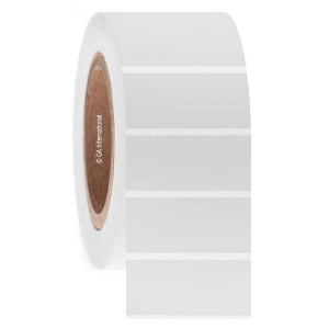 LabTAG FJT-239C3-2WH Permanent FreezerTAG - Deep-Freeze Labels for Thermal-Transfer Barcode Printers 2.25" x 1", White 3 Inch Core