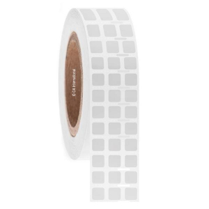 LabTAG FJT-255NOTC3-3WH Permanent FreezerTAG - Deep-Freeze Labels for Thermal-Transfer Barcode Printers 0.375" x 0.375", White, 3" Core