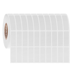 LabTAG FJT-259C1-10WH Permanent FreezerTAG - Deep-Freeze Labels for Thermal-Transfer Barcode Printers 0.328" x 1", White, 1" Core