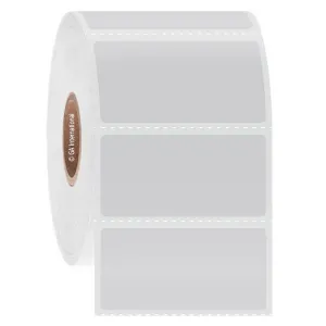 LabTAG FJT-263C1-2WH Permanent FreezerTAG - Deep-Freeze Labels for Thermal-Transfer Barcode Printers 1.77" x 0.875", White, 1" Core