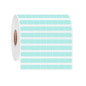 LabTAG FJT-269C1-2LMT PCR-TAG - Deep-Freeze Labels for High-Profile PCR Tube Strips 3" x 0.25", Light Mint, 1" Core