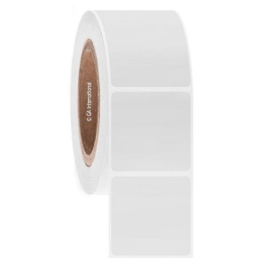 LabTAG FJT-27C3-3WH Permanent FreezerTAG - Deep-Freeze Labels for Thermal-Transfer Barcode Printers 2" x 2", White 3 Inch Core