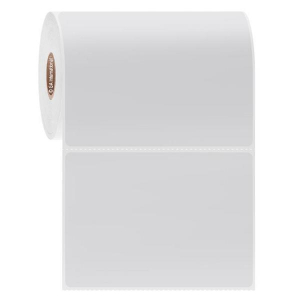 LabTAG FJT-283C1-0.5WH Permanent FreezerTAG - Deep-Freeze Labels for Thermal-Transfer Barcode Printers 4" x 2.875", White 1 Inch Core