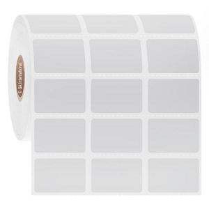 LabTAG FJT-286C1-3WH Permanent FreezerTAG - Deep-Freeze Labels for Thermal-Transfer Barcode Printers 1.125" x 0.75", White, 1" Core