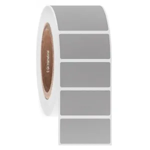 LabTAG FJT-28C3-2SI Permanent FreezerTAG - Deep-Freeze Labels for Thermal-Transfer Barcode Printers 2" x 1", Silver 3 Inch Core