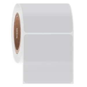 LabTAG FJT-296C3-0.5WH Permanent FreezerTAG - Deep-Freeze Labels for Thermal-Transfer Barcode Printers 3.875" x 3.875", White, 3" Core