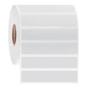 LabTAG FJT-32C1-1WH Permanent FreezerTAG - Deep-Freeze Labels for Thermal-Transfer Barcode Printers 2.5" x 0.5", White 1 Inch Core