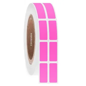 LabTAG FJT-34C3-2PI Permanent FreezerTAG - Deep-Freeze Labels for Thermal-Transfer Barcode Printers 0.5" x 1.25", Pink, 3" Core