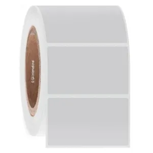 LabTAG FJT-35C3-2WH Permanent FreezerTAG - Deep-Freeze Labels for Thermal-Transfer Barcode Printers 2.75" x 1.625", White 3 Inch Core