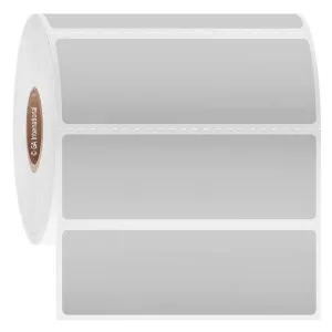 LabTAG FJT-36C1-1SI Permanent FreezerTAG - Deep-Freeze Labels for Thermal-Transfer Barcode Printers 3" x 1", Silver 1 Inch Core