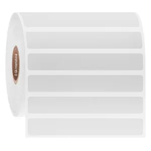 LabTAG FJT-43NPC1-2WH Permanent FreezerTAG - Deep-Freeze Labels for Thermal-Transfer Barcode Printers 3" x 0.4375", White 1 Inch Core