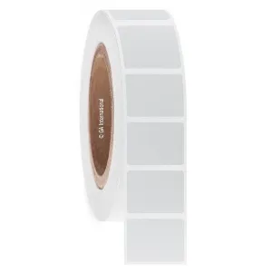 LabTAG FJT-512C3-3WH Permanent FreezerTAG - Deep-Freeze Labels for Thermal-Transfer Barcode Printers 1.25" x 0.9375", White, 3" Core