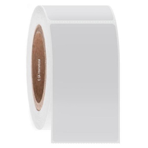 LabTAG FJT-516C3-1WH Permanent FreezerTAG - Deep-Freeze Labels for Thermal-Transfer Barcode Printers 2.5" x 4.5", White 3 Inch Core