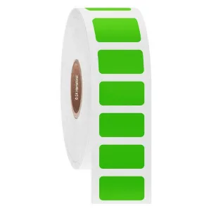 LabTAG FJT-51NPC1-2GA Permanent FreezerTAG - Deep-Freeze Labels for Thermal-Transfer Barcode Printers 0.75" x 0.4", Green Apple 1 Inch Core