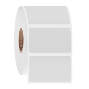 LabTAG FJT-547C1-1WH Permanent FreezerTAG - Deep-Freeze Labels for Thermal-Transfer Barcode Printers 1.625" x 1", White 1 Inch Core