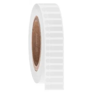 LabTAG FJT-564SBC3-4WH FreezerTAG with SnapPEEL Technology - Deep-Freeze Labels for High-Profile PCR Tubes 0.75 x 0.25 in + 0.25 in, White 3 Inch Core