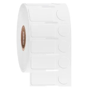 LabTAG GANA-52NOTC1-2 Cryo-OmniTAG - Transparent Cryogenic & Autoclave-Resistant Thermal-Transfer Labels 0.94 x 0.5 in + 0.437 in, Clear 1 Inch Core