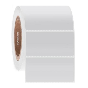 LabTAG JTTA-101C3-2WH NitroTAG - Cryogenic Barcode Labels for Liquid Nitrogen Storage 3" x 1.5" / 76mm x 38.1mm, White, 3" Core