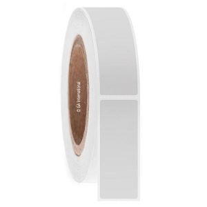 LabTAG JTTA-278C3-1WH NitroTAG - Cryogenic Barcode Labels for Liquid Nitrogen Storage 1" x 2.63" / 25.4mm x 66.8mm, White, 3" Core