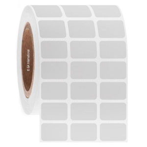 LabTAG JTTA-286C3-6WH NitroTAG - Cryogenic Barcode Labels for Liquid Nitrogen Storage 1.125" x 0.75" / 28.6mm x 19.1mm, White, 3" Core