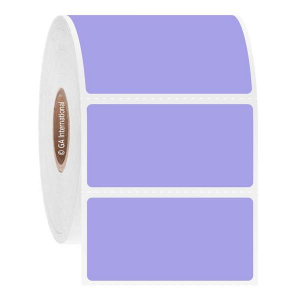 LabTAG JTTA-28C1-2LA NitroTAG - Cryogenic Barcode Labels for Liquid Nitrogen Storage 2" x 1" / 50.8mm x 25.4mm, Lavender, 1" Core