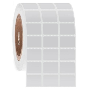 LabTAG JTTA-3C3-5.5WH NitroTAG - Cryogenic Barcode Labels for Liquid Nitrogen Storage 1" x 0.75" (3 across), White 3 Inch Core