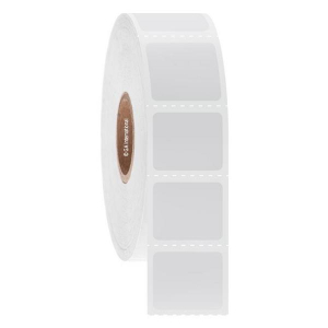 LabTAG JTTA-49C1-2WH NitroTAG - Cryogenic Barcode Labels for Liquid Nitrogen Storage 0.75" x 0.625" / 19.1mm x 15.9mm, White, 1" Core