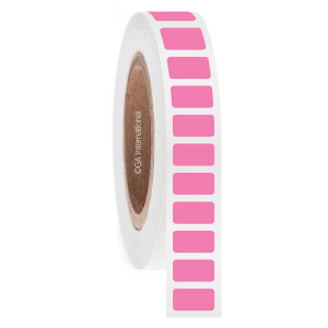 LabTAG JTTA-51NPC3-6PI NitroTAG - Cryogenic Barcode Labels for Liquid Nitrogen Storage 0.75" x 0.4" / 19.1 mmx 10.2mm, Pink, 3" Core
