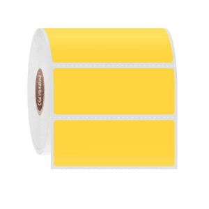 LabTAG JTTA-525C1-1YE NitroTAG - Cryogenic Barcode Labels for Liquid Nitrogen Storage 2.625" x 1" / 66.7mm x 25.4mm, Yellow, 1" Core