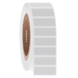 LabTAG JTTA-6C3-3WH NitroTAG - Cryogenic Barcode Labels for Liquid Nitrogen Storage 1.375" x 0.5" / 34.9mm x 12.7mm, White, 3" Core