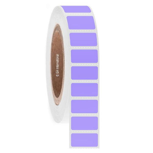 LabTAG JTTA-7C3-5LA NitroTAG - Cryogenic Barcode Labels for Liquid Nitrogen Storage 1" x 0.5"/ 25.4mm x 12.7mm, Lavender, 3" Core